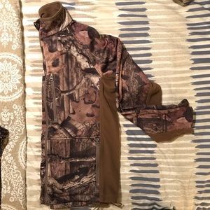 Men’s Camo Fleece Full Zip Jacket